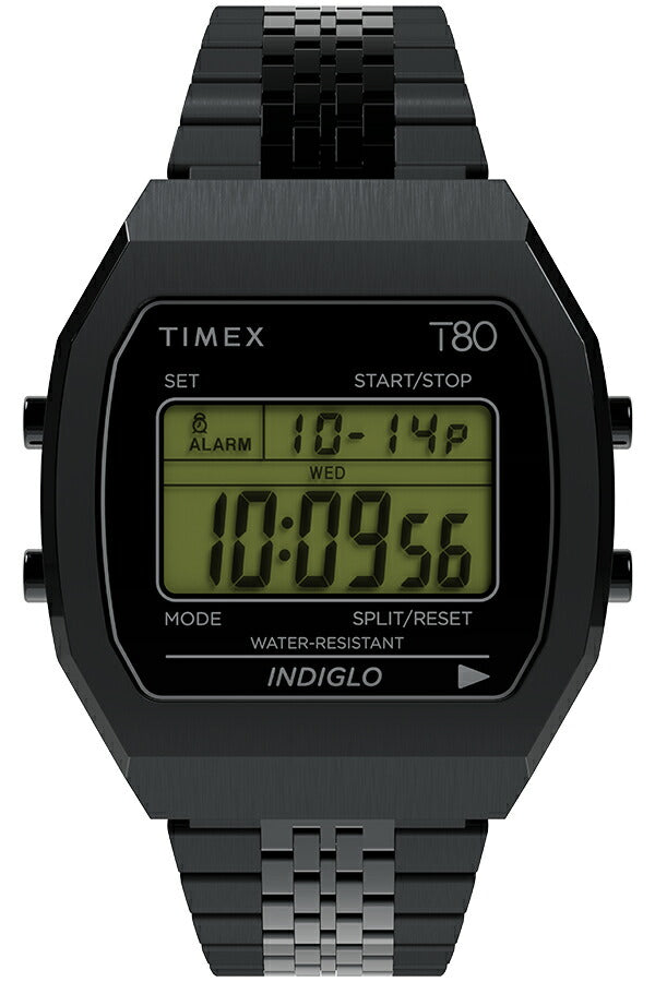タイメックス Q TIMEX T80 オールブラック TW2W91600 メンズ レディース クオーツ 電池式 デジタル