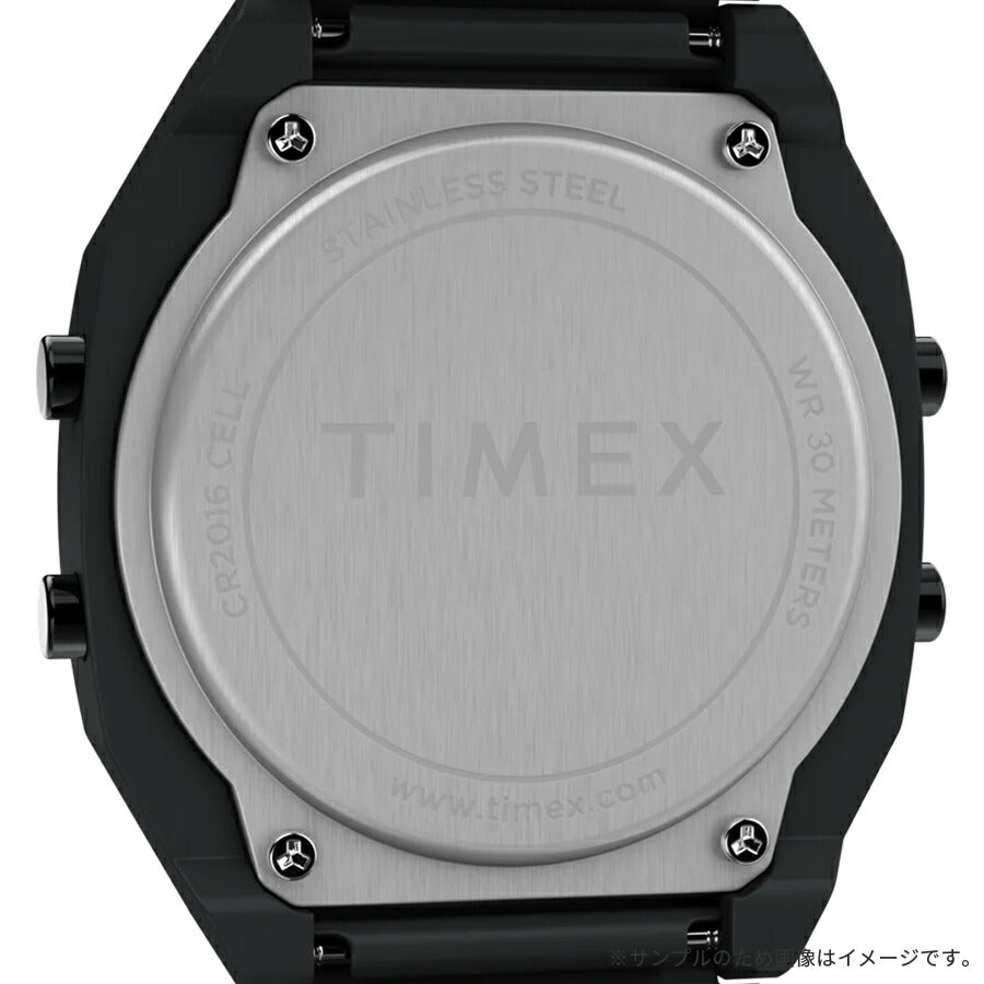 タイメックス T80 オールブラック TW2W91600 メンズ レディース クオーツ 電池式 デジタル