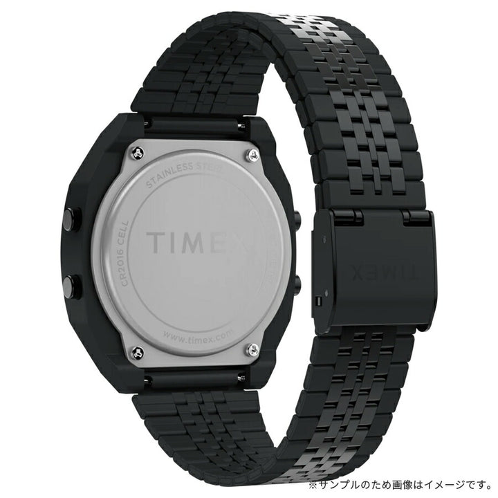 タイメックス T80 オールブラック TW2W91600 メンズ レディース クオーツ 電池式 デジタル