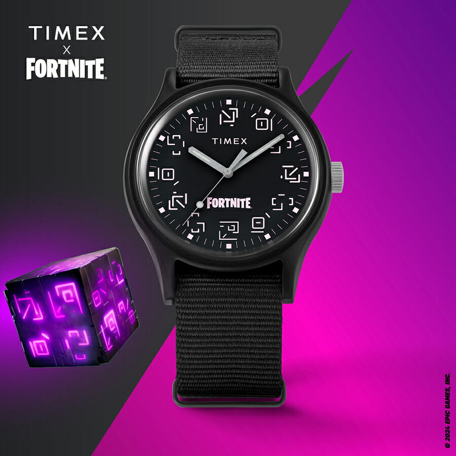 TIMEX タイメックス MK1 ブラック文字盤 タイメックス MK1 フォートナイト コラボレーションモデル ケビン・ザ