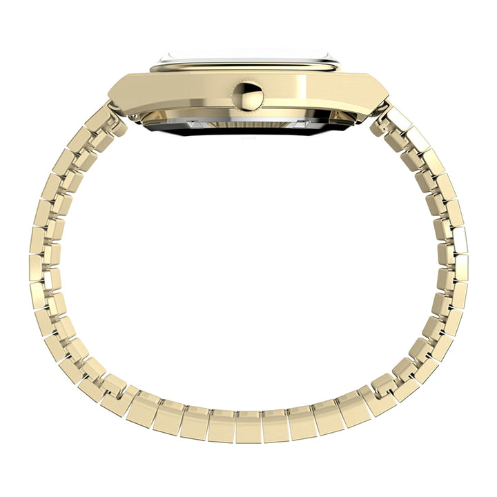 タイメックス 1983 E-Line 復刻モデル TVダイヤル TW2Y07200 メンズ レディース 機械式 自動巻き エクスパンションベルト ゴールド