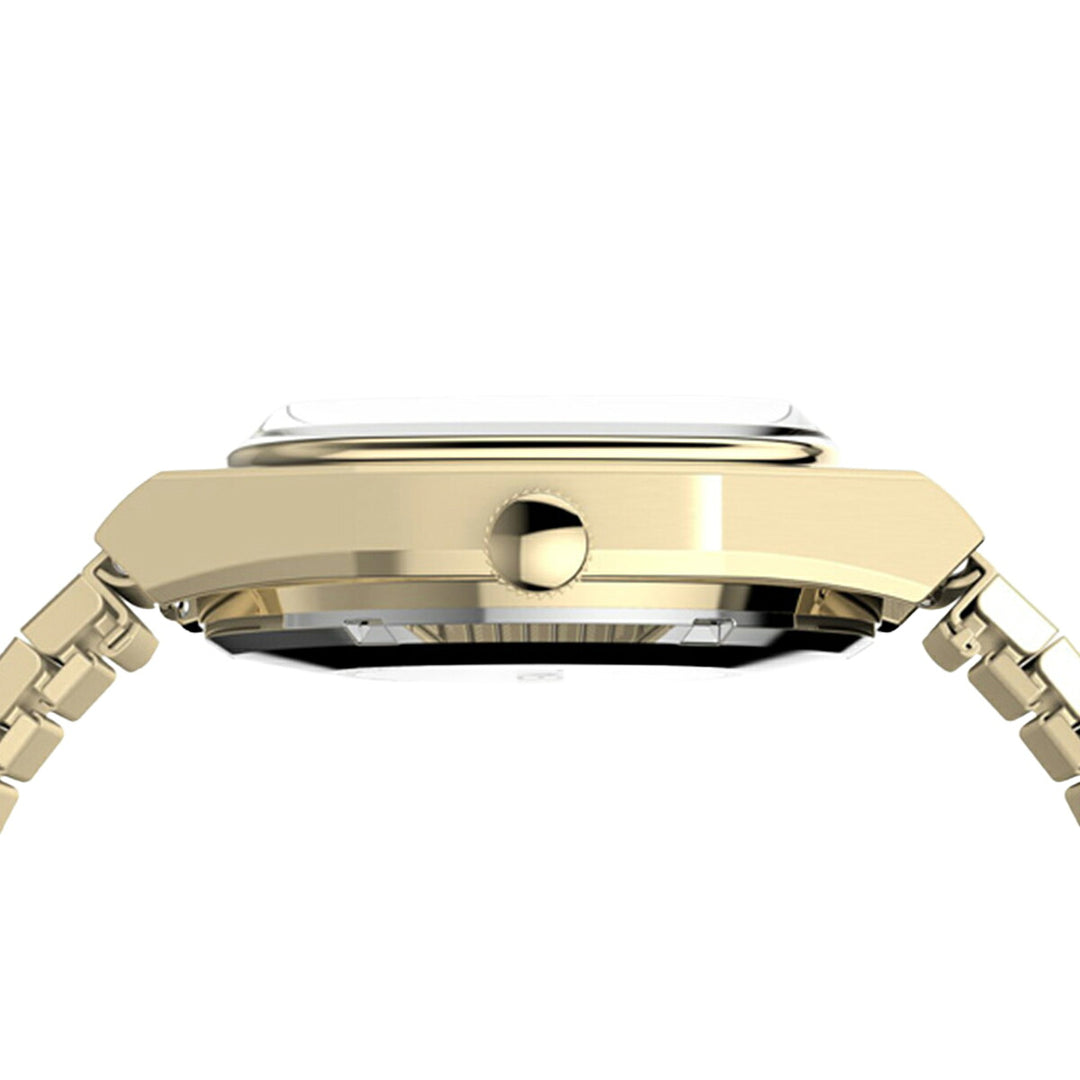 タイメックス 1983 E-Line 復刻モデル TVダイヤル TW2Y07200 メンズ レディース 機械式 自動巻き エクスパンションベルト ゴールド