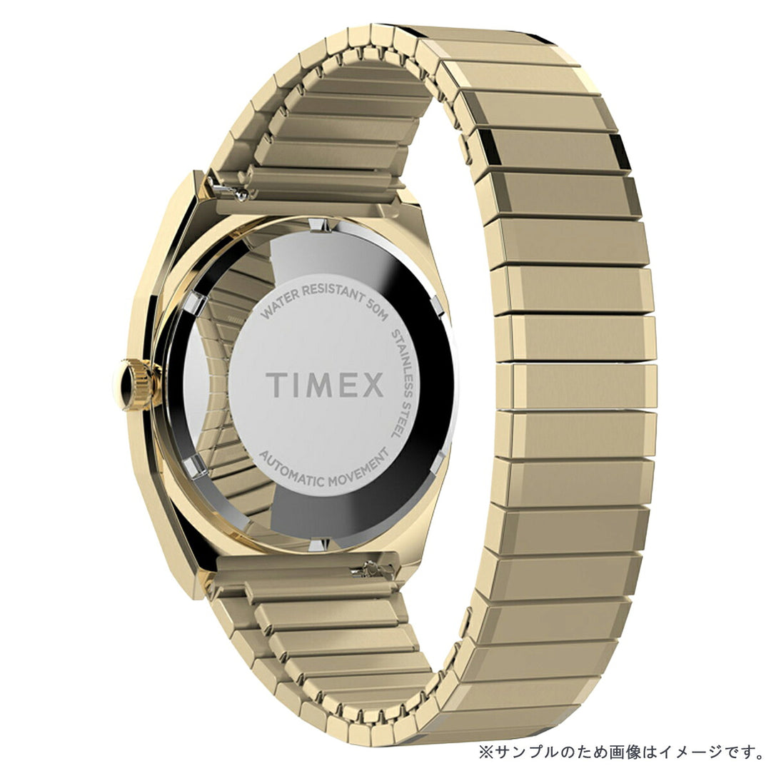タイメックス 1983 E-Line 復刻モデル TVダイヤル TW2Y07200 メンズ レディース 機械式 自動巻き エクスパンションベルト ゴールド