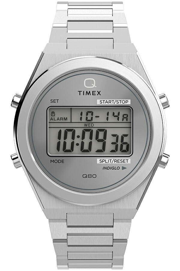 タイメックス Q TIMEX Q80 コンチネンタル TW2Y09800 メンズ クオーツ 電池式 デジタル シルバー