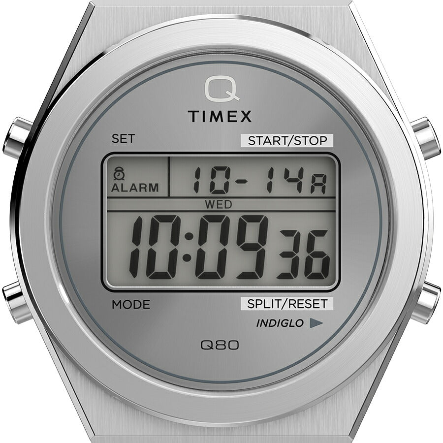 タイメックス Q TIMEX Q80 コンチネンタル TW2Y09800 メンズ クオーツ 電池式 デジタル シルバー