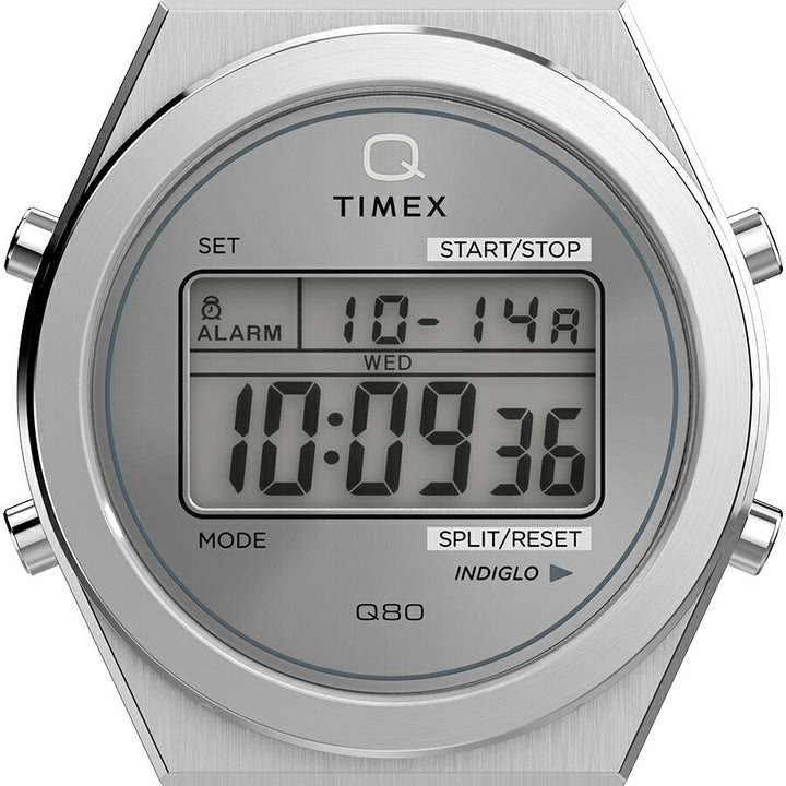 タイメックス Q TIMEX Q80 コンチネンタル TW2Y09800 メンズ クオーツ 電池式 デジタル シルバー
