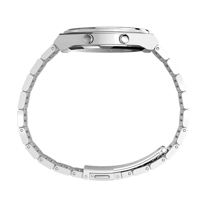 タイメックス Q TIMEX Q80 コンチネンタル TW2Y09800 メンズ クオーツ 電池式 デジタル シルバー