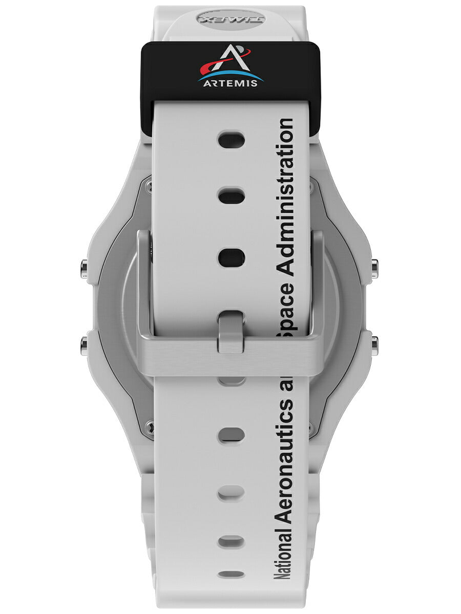 タイメックス NASA アルテミス計画 コラボレーションモデル ホワイト TW2Y13500 メンズ レディース クオーツ 電池式 デジタル 樹脂バンド