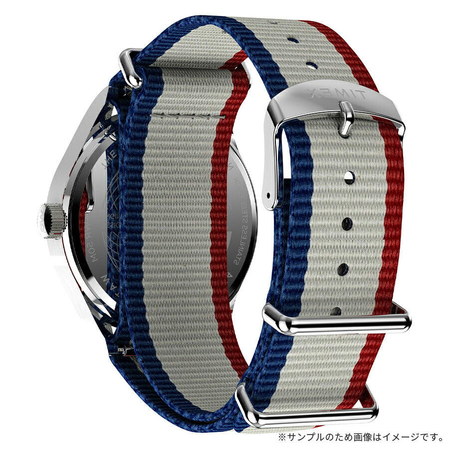 タイメックス ウィークエンダー ニューイングランド TW2Y15500 メンズ クオーツ 電池式 3針 ホワイトダイヤル ナイロンバンド