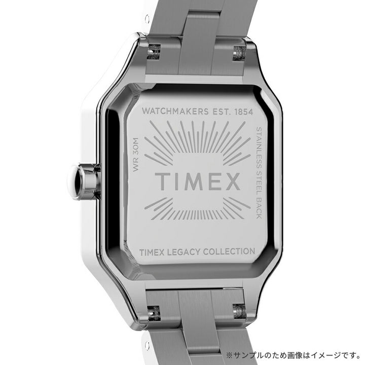 タイメックス Legacy Addison レガシーアディソン TW2Y23800 レディース クオーツ 電池式 2針 スクエア シルバー