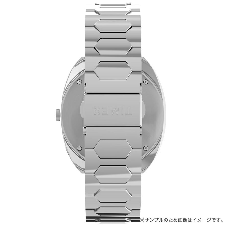タイメックス Q TIMEX 1972 タイムマシン 復刻モデル TW2Y33100 メンズ クオーツ 電池式 ブルーダイヤル シルバー メタルバンド