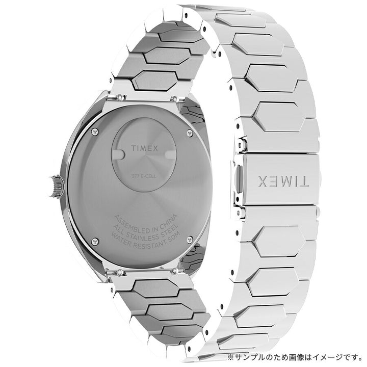 タイメックス Q TIMEX 1972 タイムマシン 復刻モデル TW2Y33100 メンズ クオーツ 電池式 ブルーダイヤル シルバー メタルバンド