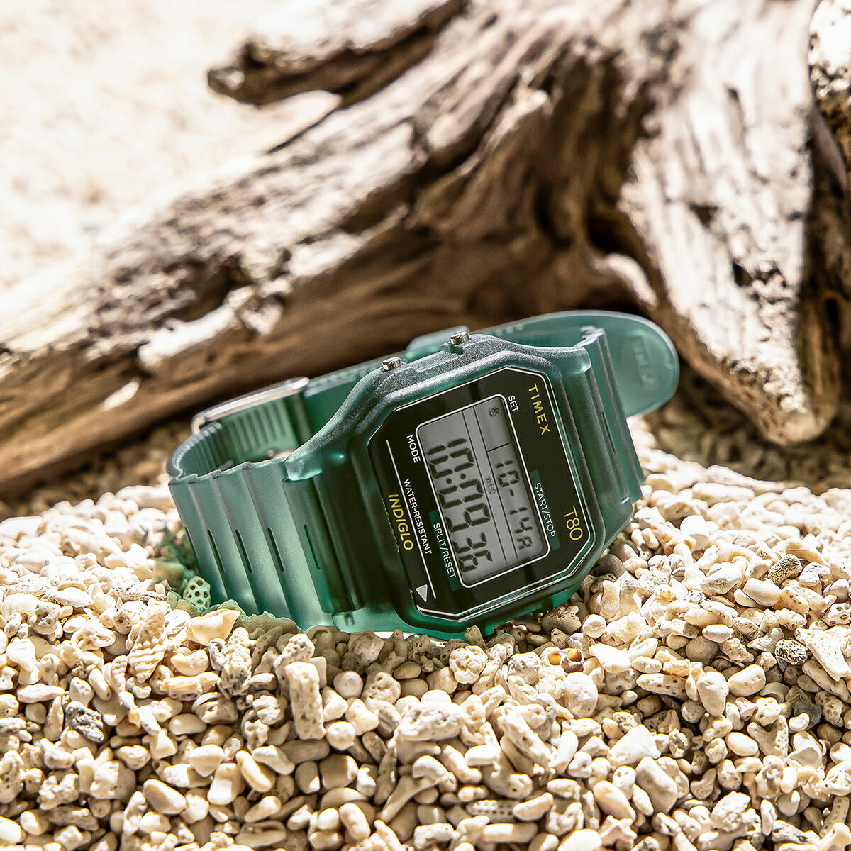 6月19日発売》タイメックス T80 トランスルーセント TW2Y34100 メンズ