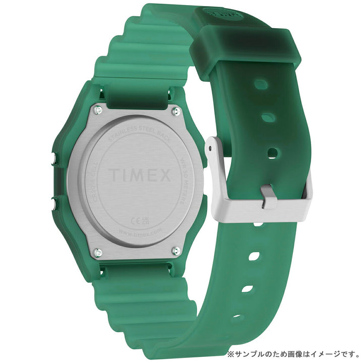 タイメックス T80 トランスルーセント TW2Y34100 メンズ レディース 電池式 クオーツ デジタル 半透明 グリーン