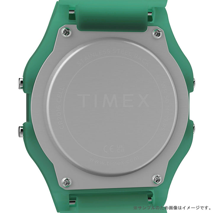 タイメックス T80 トランスルーセント TW2Y34100 メンズ レディース 電池式 クオーツ デジタル 半透明 グリーン