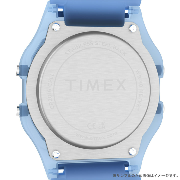 タイメックス T80 トランスルーセント TW2Y34200 メンズ レディース 電池式 クオーツ デジタル 半透明 ブルー
