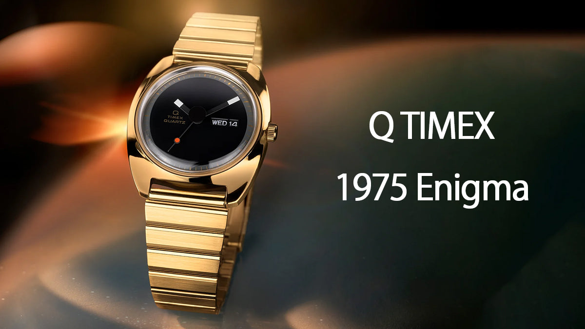 タイメックス Q TIMEX 1975 エニグマ 復刻モデル ミステリーダイヤル TW2Y34400 メンズ クオーツ 電池式 ゴールド