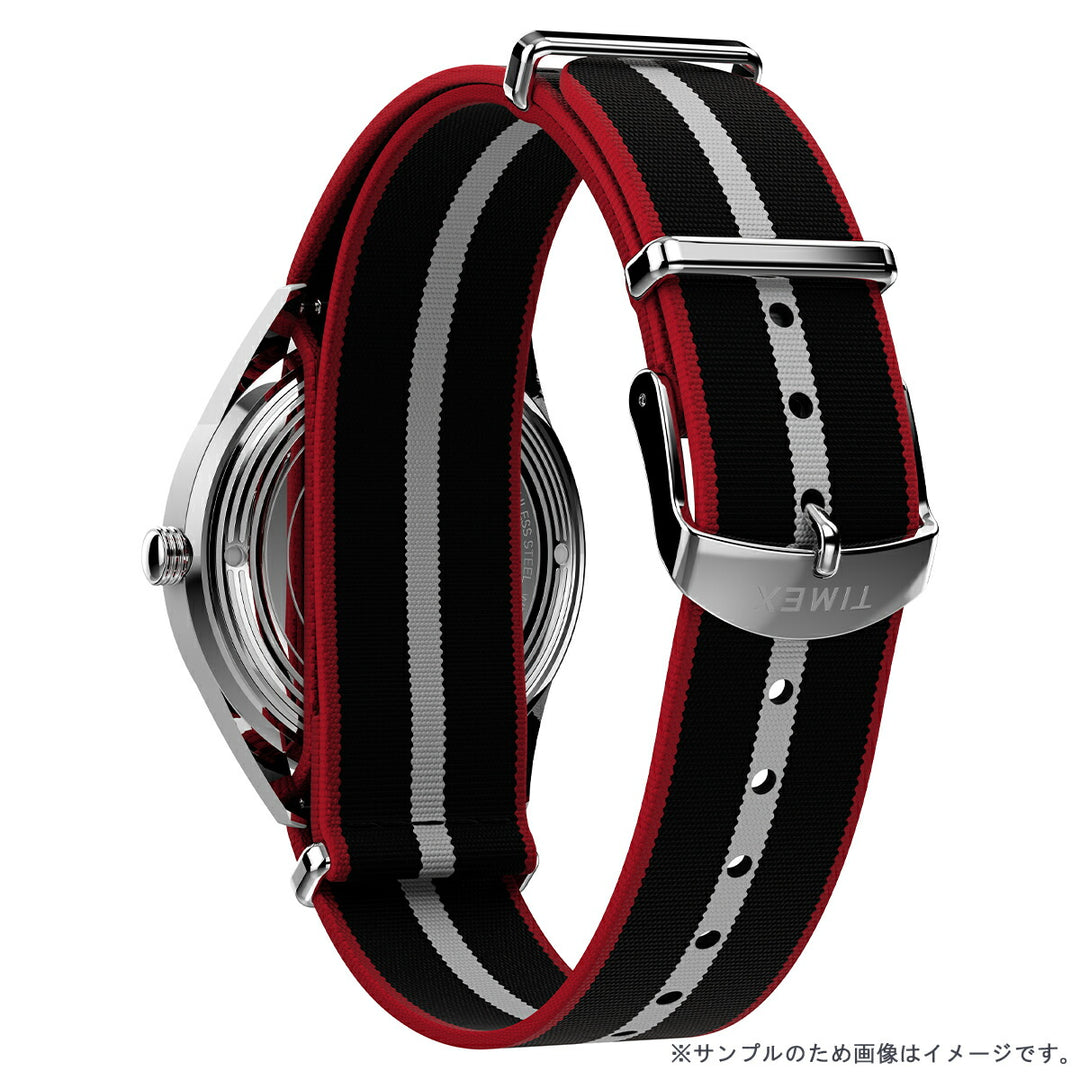 タイメックス マーリンジェット デイデイト TW2Y37300 メンズ クオーツ 電池式 シルバーダイヤル ナイロンベルト