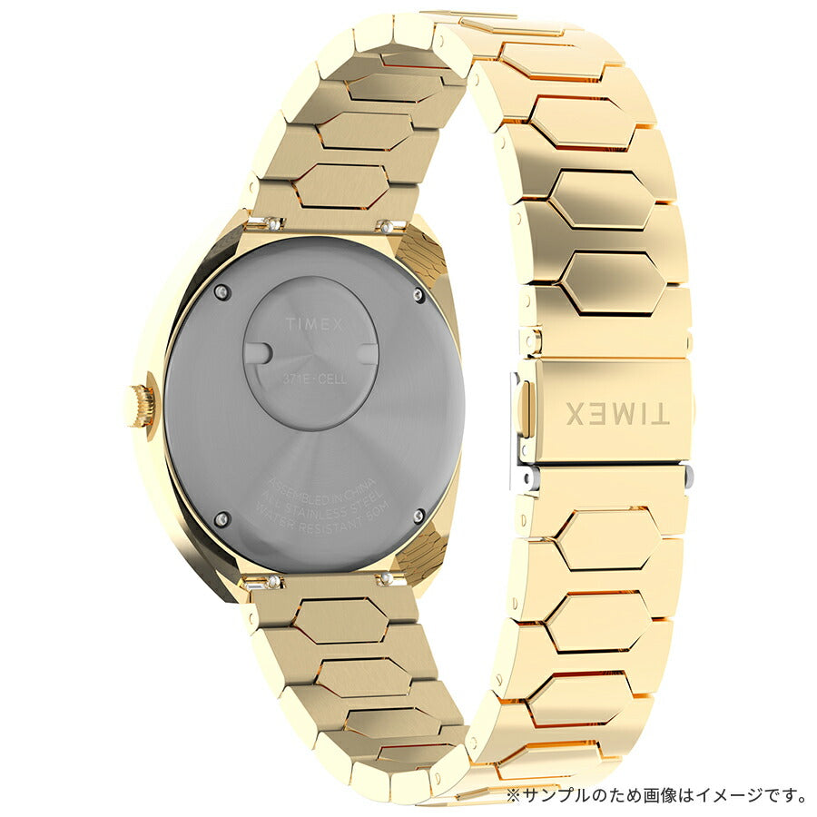 タイメックス Q TIMEX 1972 タイムマシン 復刻モデル TW2Y45200 メンズ クオーツ 電池式 タイガーアイダイヤル ゴールド メタルバンド