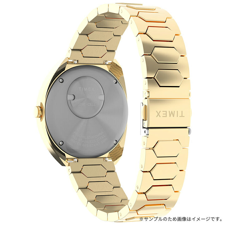 タイメックス Q TIMEX 1972 タイムマシン 復刻モデル TW2Y45200 メンズ クオーツ 電池式 タイガーアイダイヤル ゴールド メタルバンド