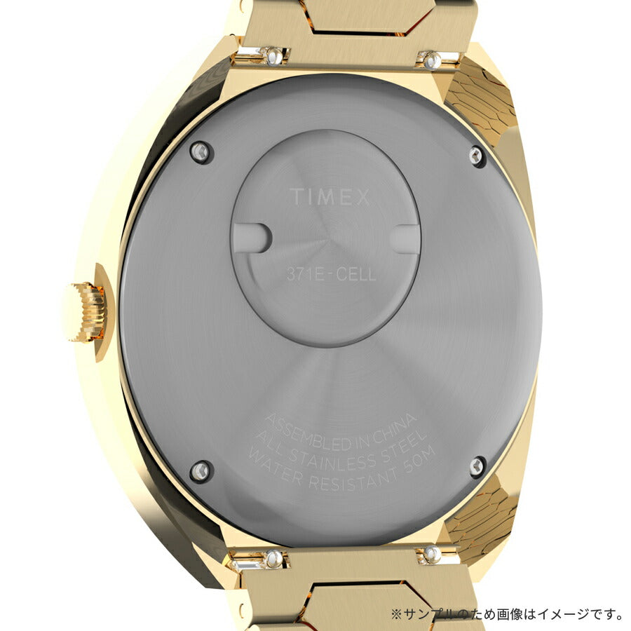 タイメックス Q TIMEX 1972 タイムマシン 復刻モデル TW2Y45200 メンズ クオーツ 電池式 タイガーアイダイヤル ゴールド メタルバンド