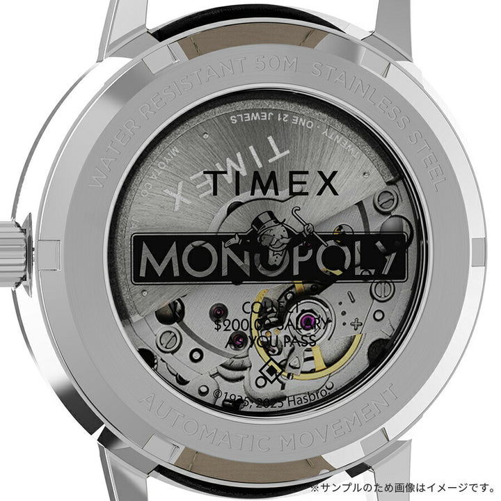 タイメックス マーリン モノポリー コラボレーションモデル ミスター・モノポリー TW2Y46900 メンズ 自動巻き 革ベルト