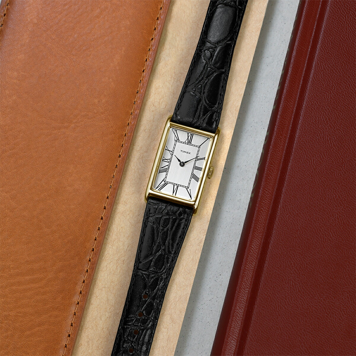 タイメックス 1976 ドレス レクタングル 復刻モデル TW2Y56200 メンズ