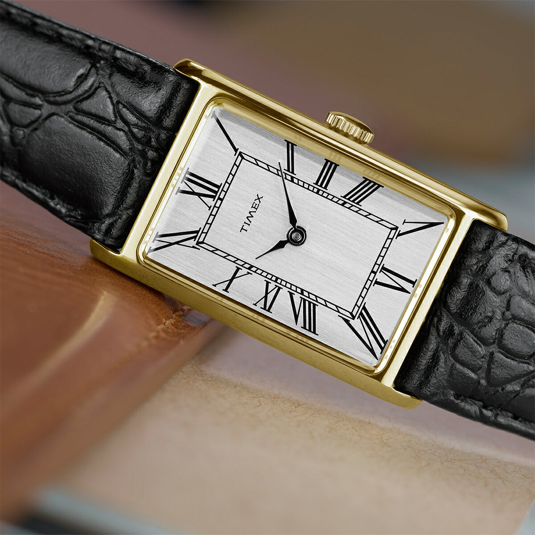 タイメックス 1976 ドレス レクタングル 復刻モデル TW2Y56200 メンズ レディース クオーツ 電池式 2針 ローマン 革ベルト