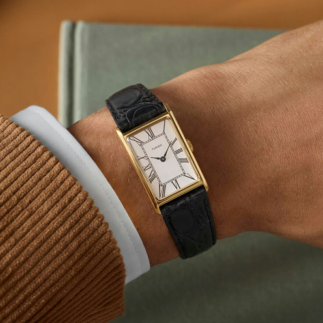 タイメックス 1976 ドレス レクタングル 復刻モデル TW2Y56200 メンズ レディース クオーツ 電池式 2針 ローマン 革ベルト