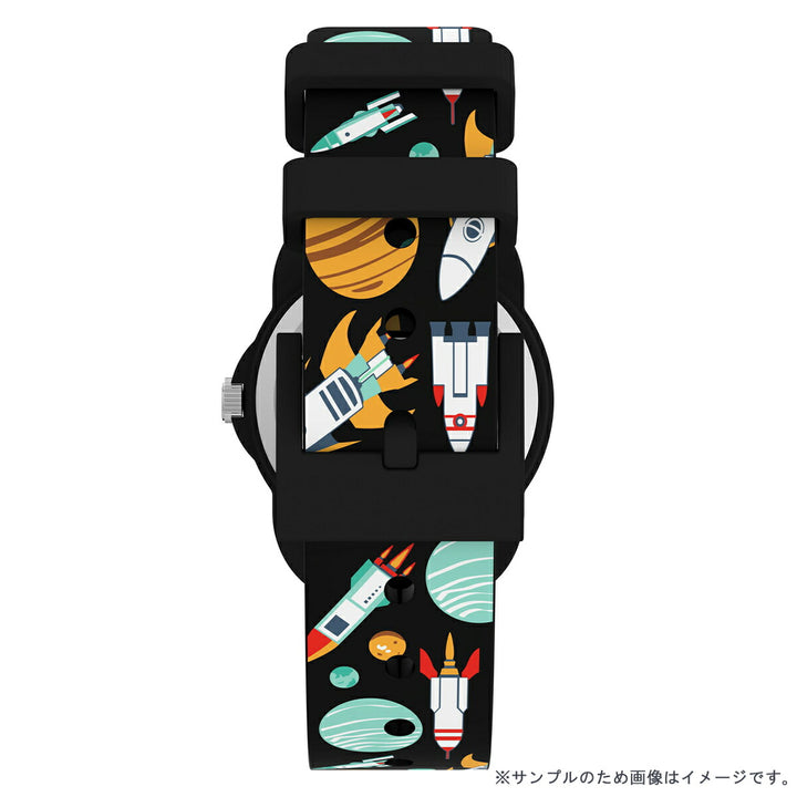タイメックス キッズ アナログモデル ロケット NASA TW2Y59800 男の子 女の子 こども クオーツ 電池式 ブラック