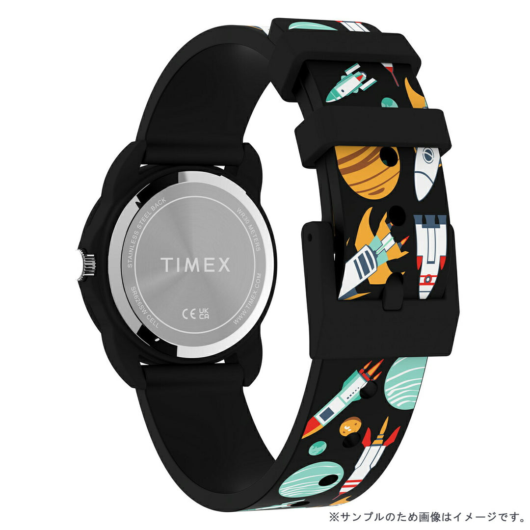 タイメックス キッズ アナログモデル ロケット NASA TW2Y59800 男の子 女の子 こども クオーツ 電池式 ブラック