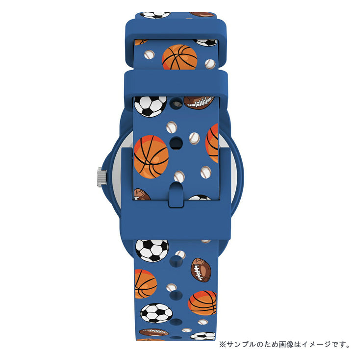 タイメックス キッズ アナログモデル ボール スポーツ TW2Y59900 男の子 女の子 こども クオーツ 電池式 ブルー