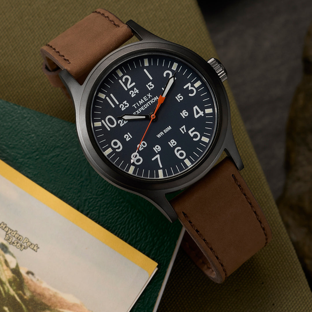 タイメックス エクスペディション スカウト 40mm TW2Y63100 メンズ クオーツ 電池式 革ベルト