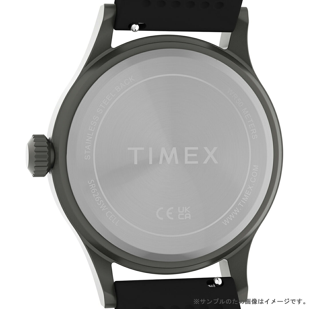 タイメックス エクスペディション スカウト 40mm TW2Y63300 メンズ クオーツ 電池式 ブラックダイヤル シリコンバンド