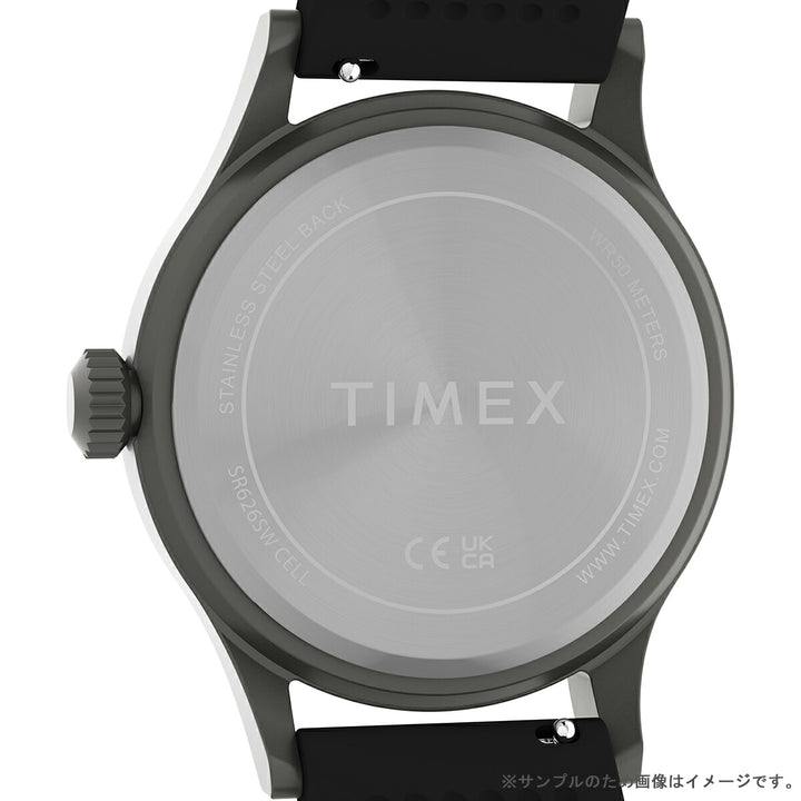 タイメックス エクスペディション スカウト 40mm TW2Y63300 メンズ クオーツ 電池式 ブラックダイヤル シリコンバンド