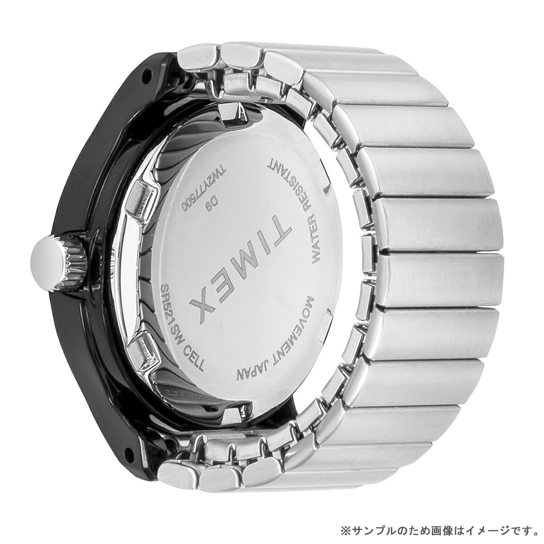 タイメックス キャンパー リングウォッチ ブラック×シルバー TW2Y77500 メンズ レディース 時計 クオーツ 電池式 指輪
