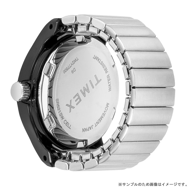 タイメックス キャンパー リングウォッチ ブラック×シルバー TW2Y77500 メンズ レディース 時計 クオーツ 電池式 指輪
