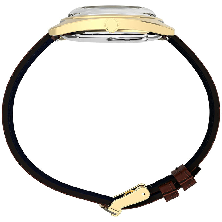 タイメックス Q TIMEX 1978 デイデイト フュメダイヤル 復刻モデル ブラウングラデーション TW2Y87200 メンズ クオーツ 電池式 革ベルト