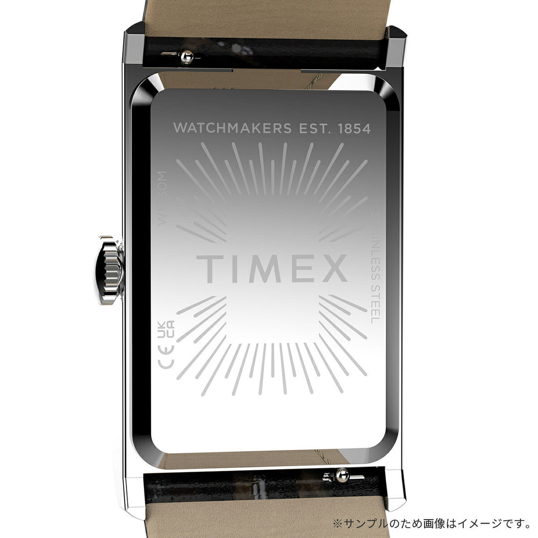 タイメックス 1976 ドレス レクタングル 復刻 インスパイアモデル TW2Y88200 メンズ レディース クオーツ 電池式 2針 ローマン ブラウン 革ベルト