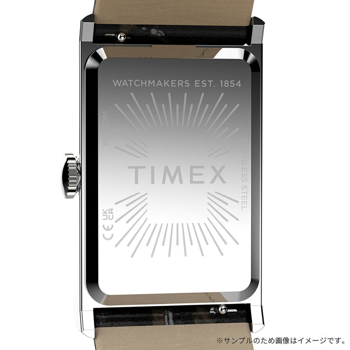 タイメックス 1976 ドレス レクタングル 復刻 インスパイアモデル TW2Y88200 メンズ レディース クオーツ 電池式 2針 ローマン ブラウン 革ベルト
