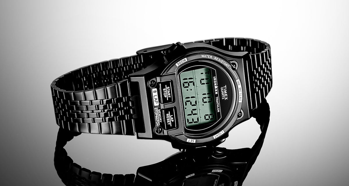 タイメックス アイアンマン 8 ラップ メタル 日本限定モデル TW5M66500 メンズ 電池式 デジタル ブラック
