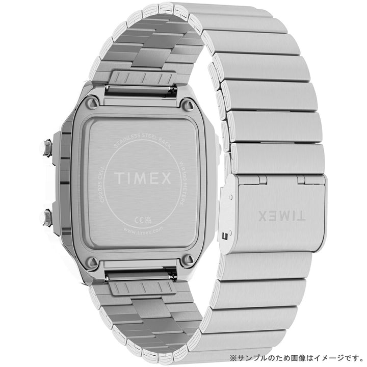 タイメックス メインストリート デジタル TW5M68900 メンズ クオーツ 電池式 ワールドタイム クロノグラフ メタルバンド シルバー