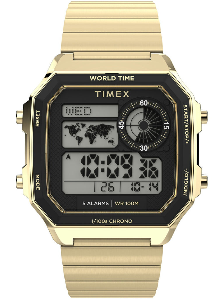 ダル【稼働品・箱付き】TIMEX ミジェット 手巻き 腕時計 インディグロ 6月1日発売》タイメックス メインストリート デジタル TW5M69000