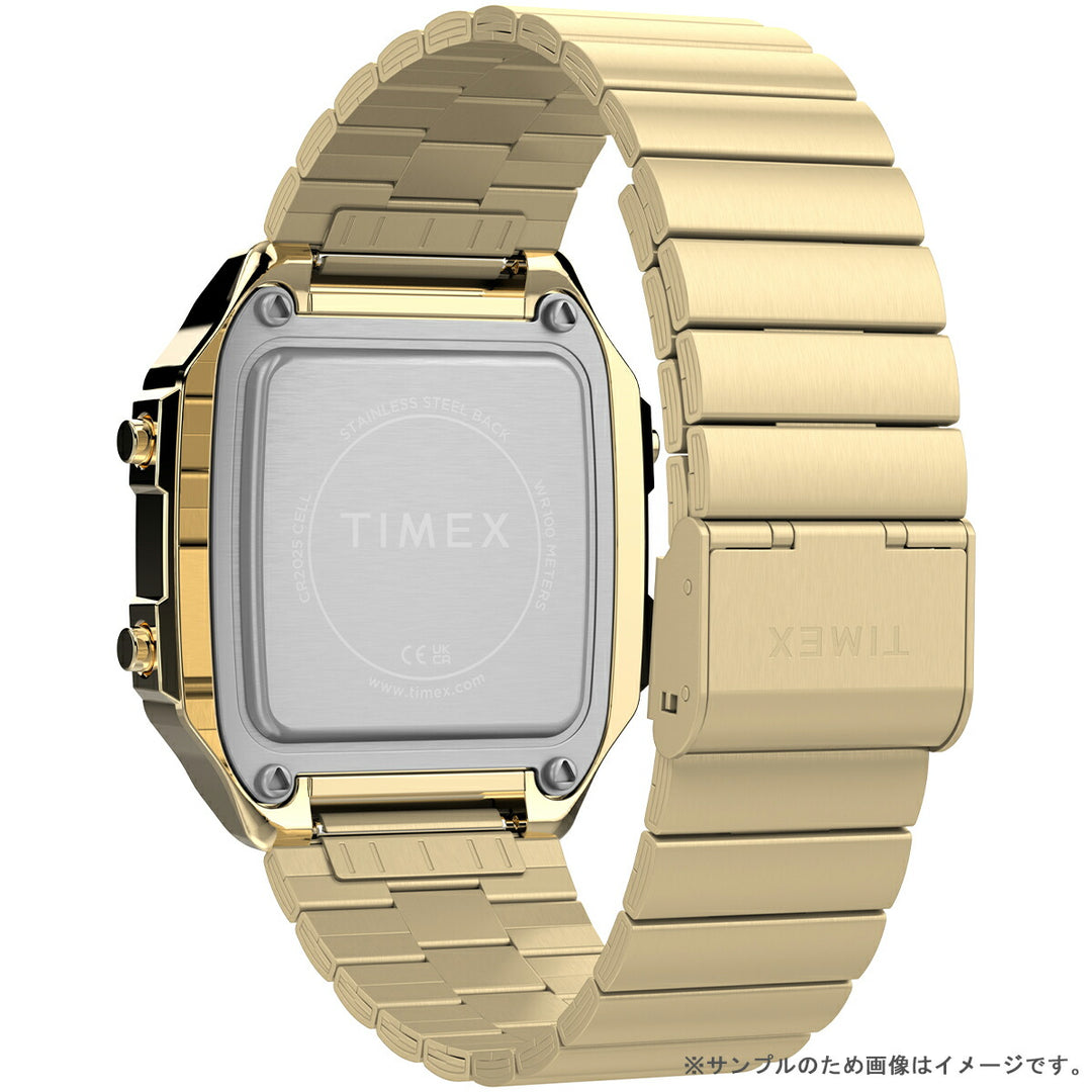 タイメックス メインストリート デジタル TW5M69000 メンズ クオーツ 電池式 ワールドタイム クロノグラフ メタルバンド ゴールド
