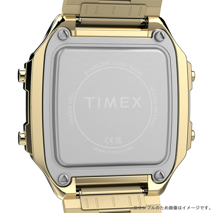 タイメックス メインストリート デジタル TW5M69000 メンズ クオーツ 電池式 ワールドタイム クロノグラフ メタルバンド ゴールド