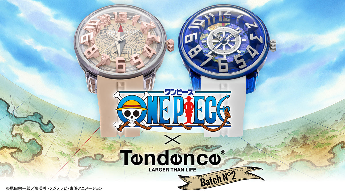 テンデンス ワンピース コラボレーション 第1弾 復刻モデル ログポース TY023009-P メンズ クオーツ 電池式 シリコンバンド ベージュ