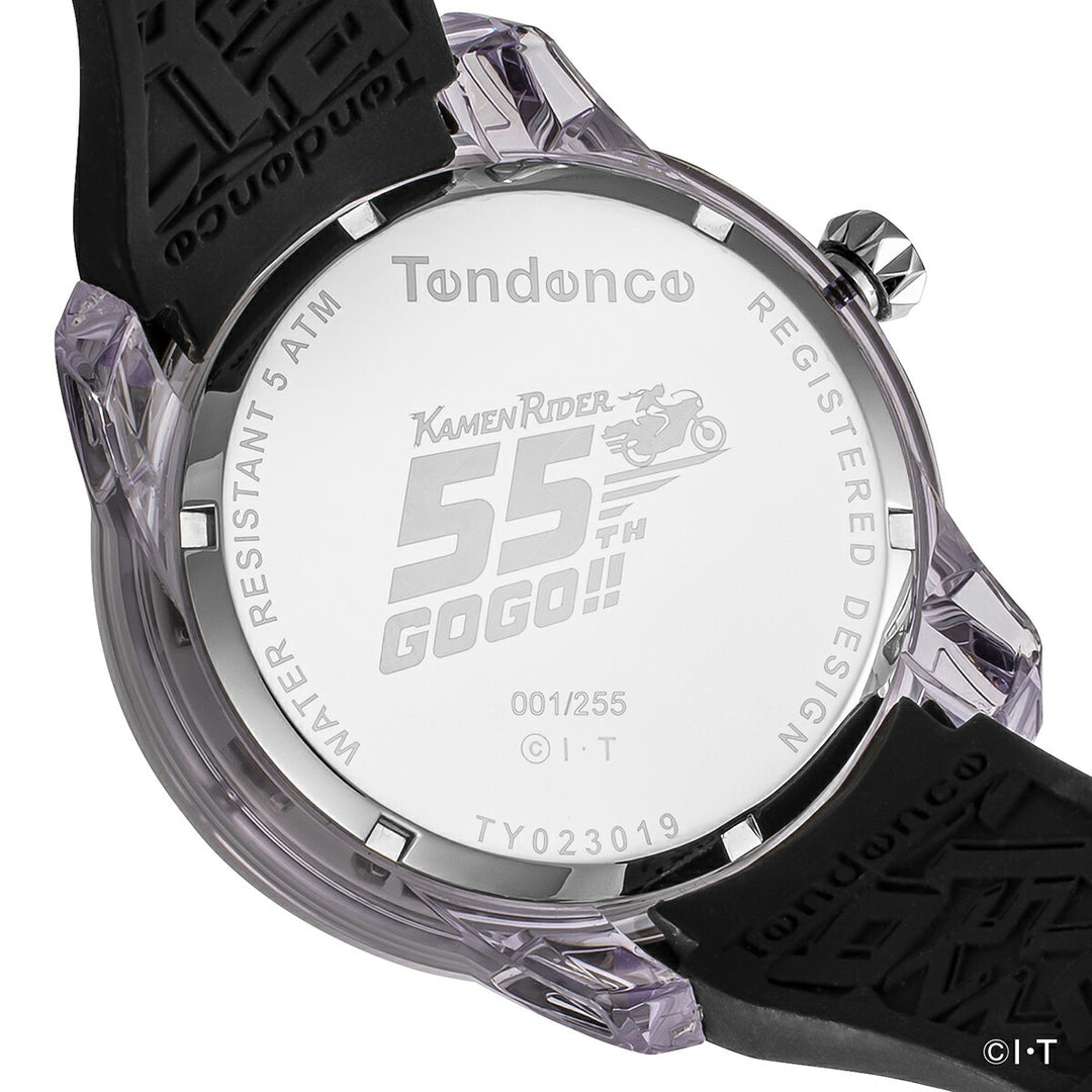 テンデンス 仮面ライダー 55周年記念 コラボレーション 限定モデル TY023019 メンズ クオーツ 電池式 シリコンバンド