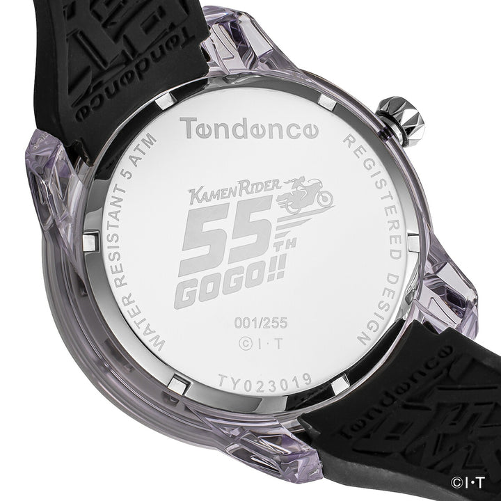 テンデンス 仮面ライダー 55周年記念 コラボレーション 限定モデル TY023019 メンズ クオーツ 電池式 シリコンバンド