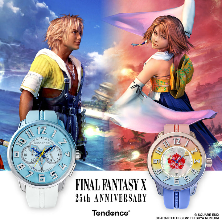 テンデンス FINAL FANTASY X 25周年記念 限定モデル ティーダ TY146110 メンズ クオーツ 電池式 シリコンバンド