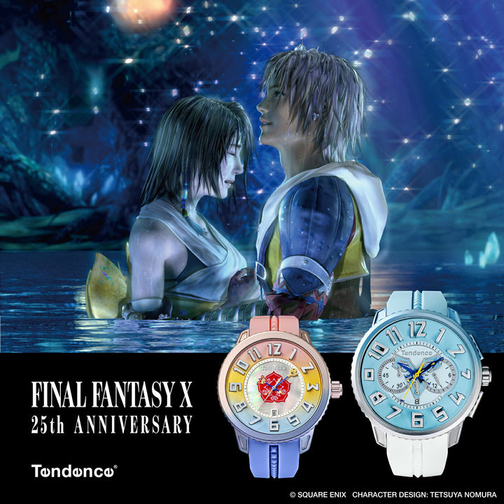 テンデンス FINAL FANTASY X 25周年記念 限定モデル ティーダ TY146110 メンズ クオーツ 電池式 シリコンバンド
